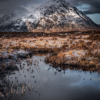 Buy canvas prints of Winter in Glencoe by George Robertson