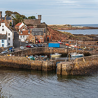 Buy canvas prints of Crail Harbour by George Robertson