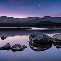 Buy canvas prints of Sunrise at Loch Morlich, Scotland by George Robertson