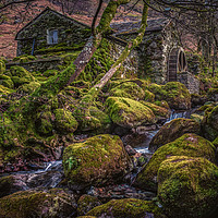 Buy canvas prints of The Old watermill in Borrowdale by George Robertson
