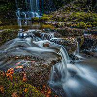Buy canvas prints of Scaleber Falls in Yorkshire by George Robertson