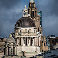 Buy canvas prints of Liverpool historical skyline  by George Robertson