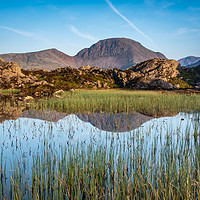 Buy canvas prints of Reflections of Great Gable by George Robertson