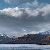 Buy canvas prints of Looking over to Ardgour Penninsula by George Robertson
