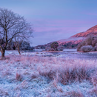 Buy canvas prints of Frosty morning at Loch Awe by George Robertson