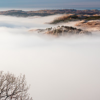 Buy canvas prints of Above the clouds at Loch Awe by George Robertson