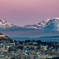 Buy canvas prints of Winter sunrise at Stirling Castle, Scotland by George Robertson