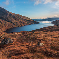 Buy canvas prints of Cruachan Reservoir above Loch Awe in Scottish High by George Robertson