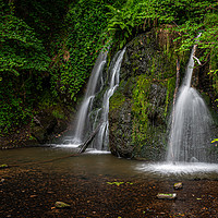 Buy canvas prints of Top Falls at Fairy Glen Nature Reserve by George Robertson