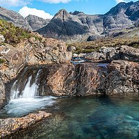 Buy canvas prints of The Fairy Pools in Glen Brittle by George Robertson