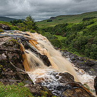 Buy canvas prints of Loup of Fintry waterfalls by George Robertson