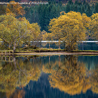 Buy canvas prints of Reflections on Loch Ard by George Robertson