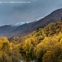 Buy canvas prints of Autumn in Glen Affric by George Robertson