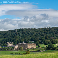 Buy canvas prints of Chatsworth House in the Peak District by George Robertson