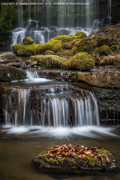 Scaleber Falls in Yorkshire Dales Picture Board by George Robertson