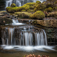 Buy canvas prints of Scaleber Falls in Yorkshire Dales by George Robertson