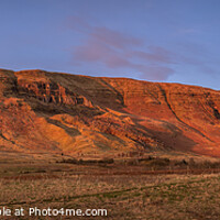Buy canvas prints of Sunset on The Campsie Fells, near Lennoxtown,Scotland by George Robertson