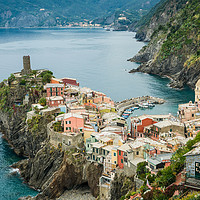 Buy canvas prints of The Back of Vernazza by Ian Collins