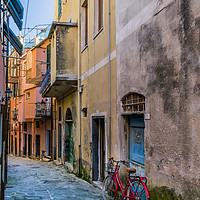 Buy canvas prints of Backstreet in Monterosso by Ian Collins