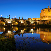 Buy canvas prints of Castel San'tAngelo by the River by Ian Collins
