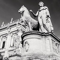 Buy canvas prints of Statue of Castor, Rome by Ian Collins