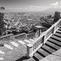 Buy canvas prints of Path Down to the City Centre, Naples by Ian Collins