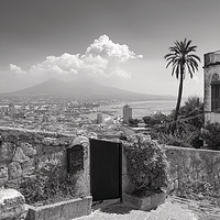 Buy canvas prints of Naples and Vesuvius by Ian Collins