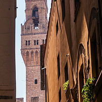 Buy canvas prints of A Glimpse of the Palazzo Vecchio by Ian Collins