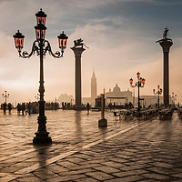 Buy canvas prints of Early Morning Light in Venice by Ian Collins