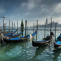 Buy canvas prints of Gondolas, Venice by Ian Collins