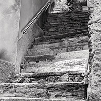 Buy canvas prints of Steps in Vernazza, Italy by Ian Collins