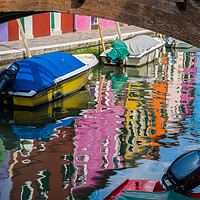 Buy canvas prints of The Colours of Burano, Venice by Ian Collins