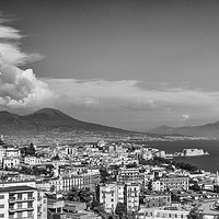 Buy canvas prints of Clouds Over Vesuvius by Ian Collins