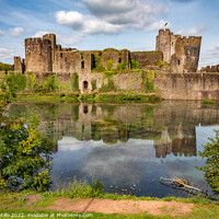 Buy canvas prints of Caerphilly Castle by Dan Santillo