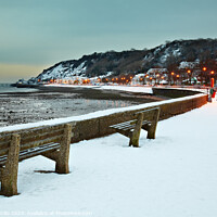 Buy canvas prints of Mumbles in the snow by Dan Santillo
