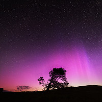 Buy canvas prints of Nothern Lights over Wales by Dan Santillo