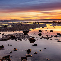 Buy canvas prints of Swansea Bay Sunset by Dan Santillo