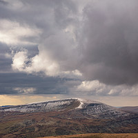 Buy canvas prints of Fan Fawr in the Brecon Beacons National Park by Dan Santillo