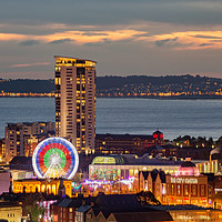 Buy canvas prints of The City of Swansea by Dan Santillo