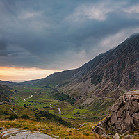 Buy canvas prints of Pen yr Ole Wen and the Ogwen Valley by Dan Santillo