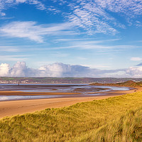 Buy canvas prints of Whiteford Sands, Gower by Dan Santillo