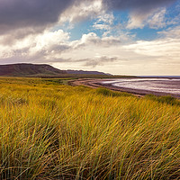 Buy canvas prints of Whiteford Sands, Gower by Dan Santillo