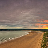 Buy canvas prints of Oxwich Bay, Gower by Dan Santillo