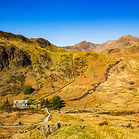 Buy canvas prints of Snowdon summit from the viewpoint on A498 by Dan Santillo