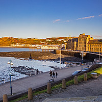 Buy canvas prints of Aberystwyth from the Castle by Dan Santillo