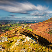 Buy canvas prints of Mynydd Troed from Mynydd Llangorse by Dan Santillo