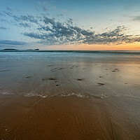 Buy canvas prints of Worms Head from Llangennith, Gower  by Dan Santillo
