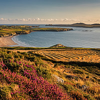 Buy canvas prints of Whitesands Bay with Ramsey Island, Pembrokeshire by Dan Santillo
