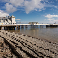 Buy canvas prints of Penarth Pier Pavilion, Penarth, Wales by Dan Santillo