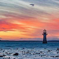 Buy canvas prints of Whiteford Lighthouse, Gower, Wales by Dan Santillo